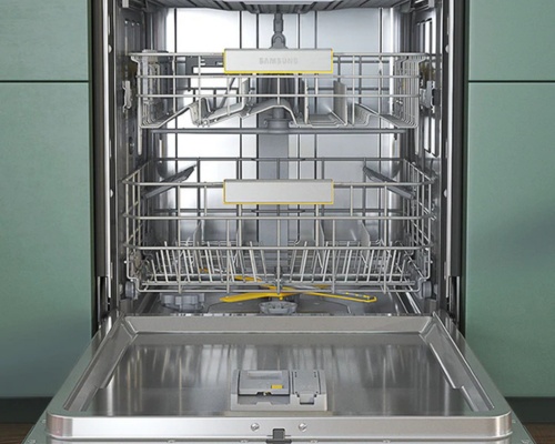 cleaned dishwasher