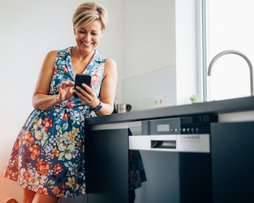 Dishwasher-App-Control-My-Appliances-Repair mobile app controlled dishwasher